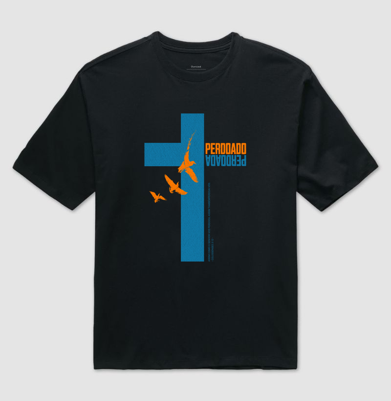 Perdoado — Camiseta Oversized - Imagem 6