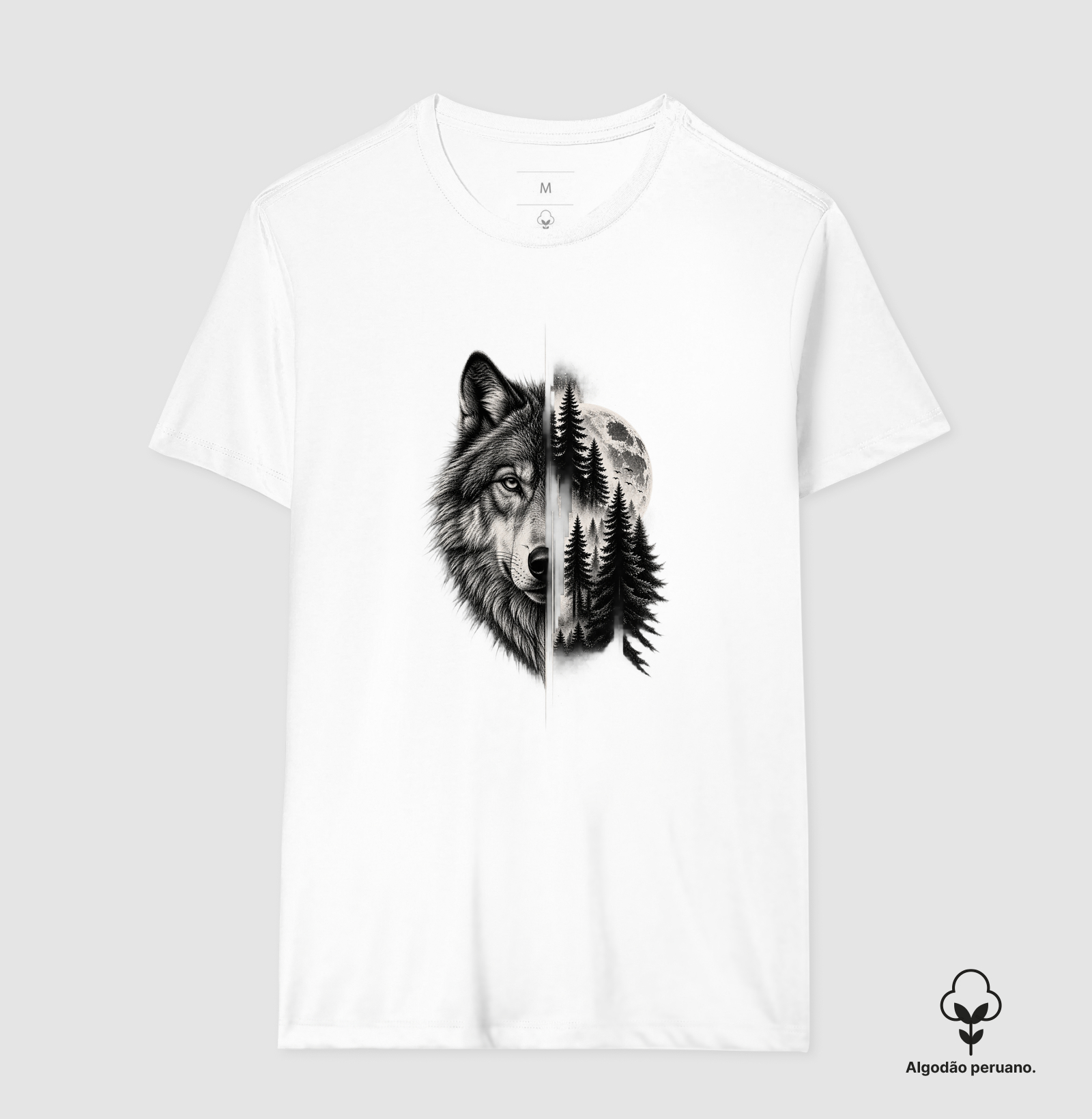 Camiseta Algodão Peruano — Lobo | SEVENTH - Imagem 9