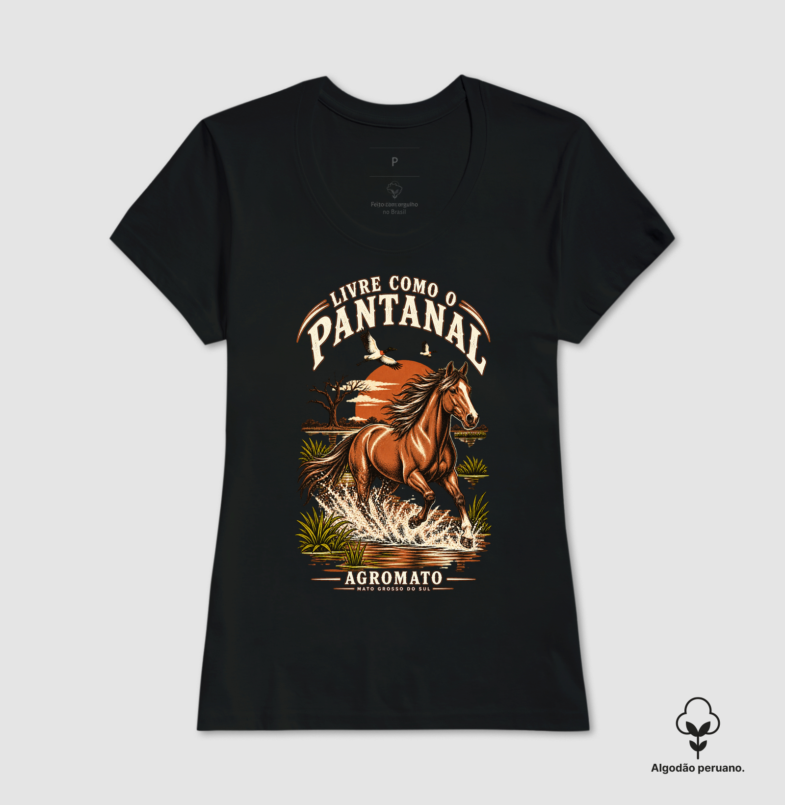 Camiseta Livre como o Pantanal - Imagem 4
