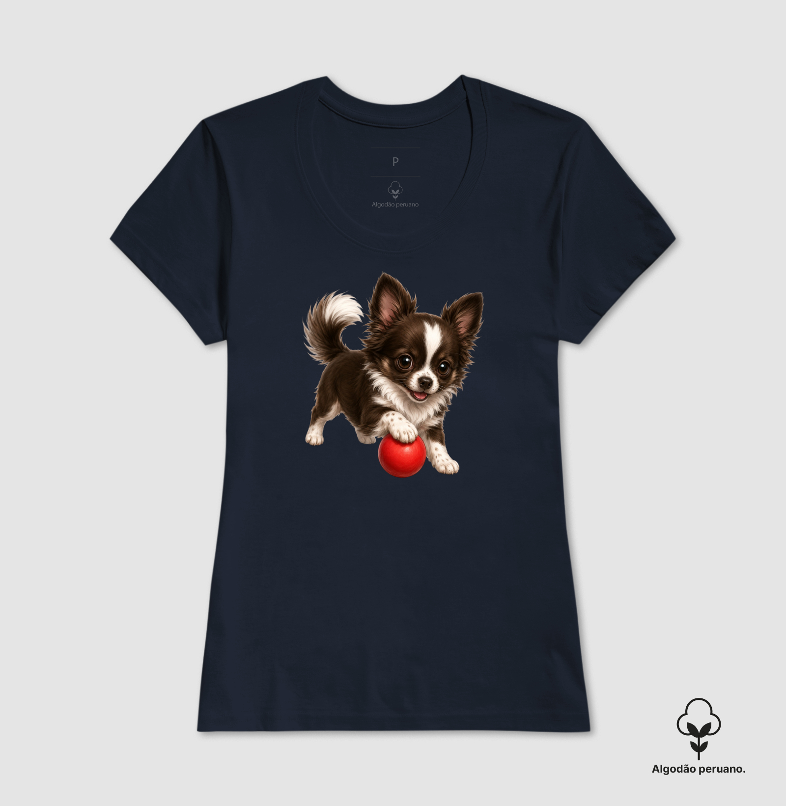 Chihuahua Pelo Longo Marrom - Desenho Animado - Imagem 3