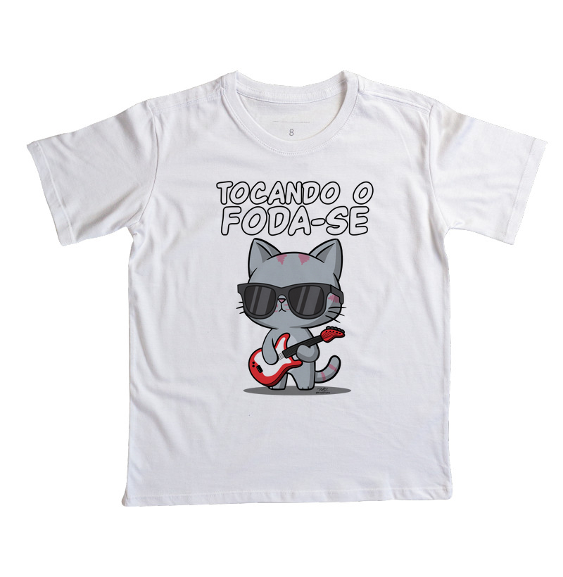Camiseta Gato Sincero Tocando - Imagem 2