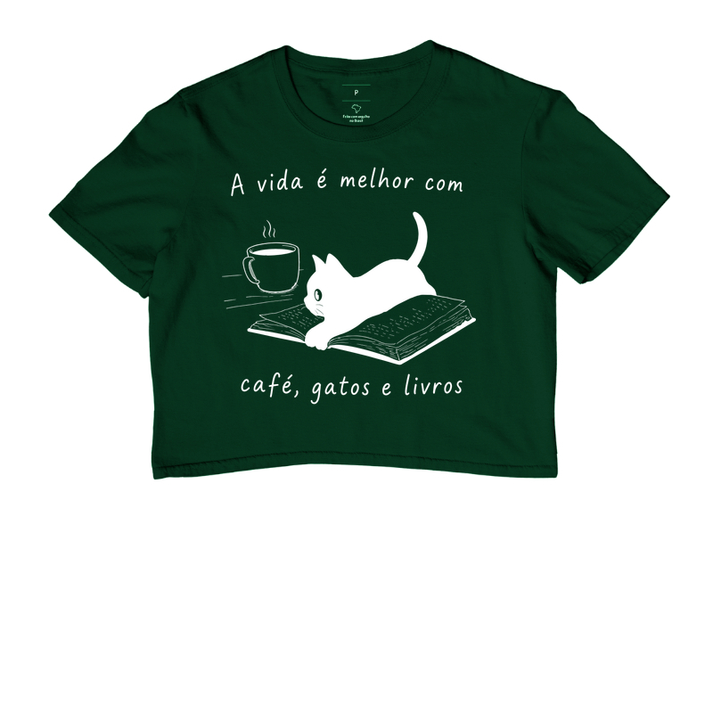 A Vida é Melhor com Café, Gatos e Livros - Imagem 5