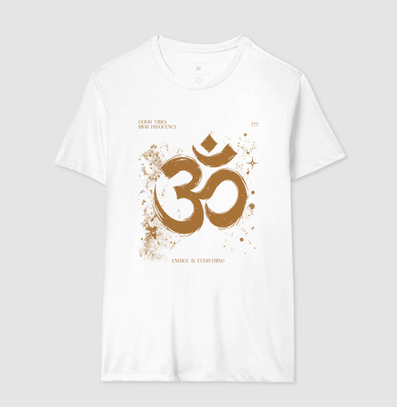 Camiseta - OM dourado - Imagem 5