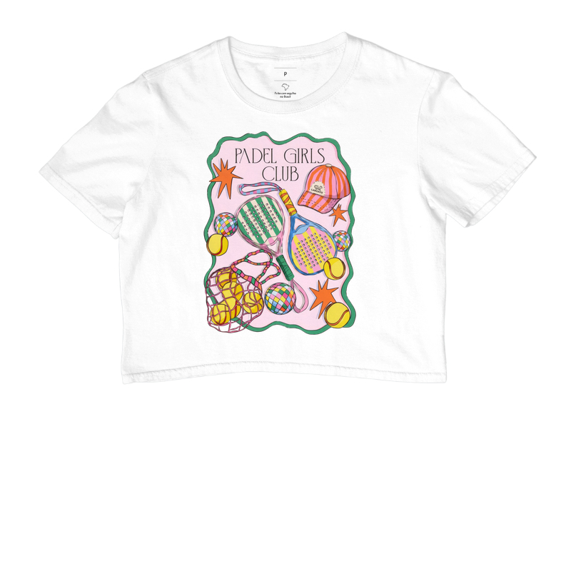 Camiseta Feminina Padel Girls Club Retrô - Imagem 3