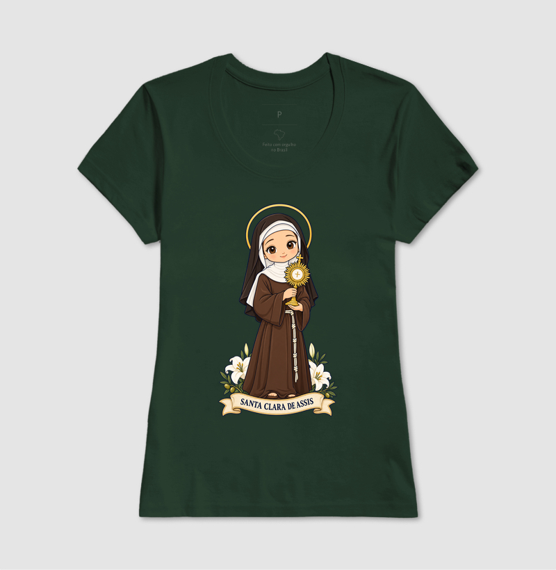 Santa Clara de Assis estilo chibi - Imagem 11