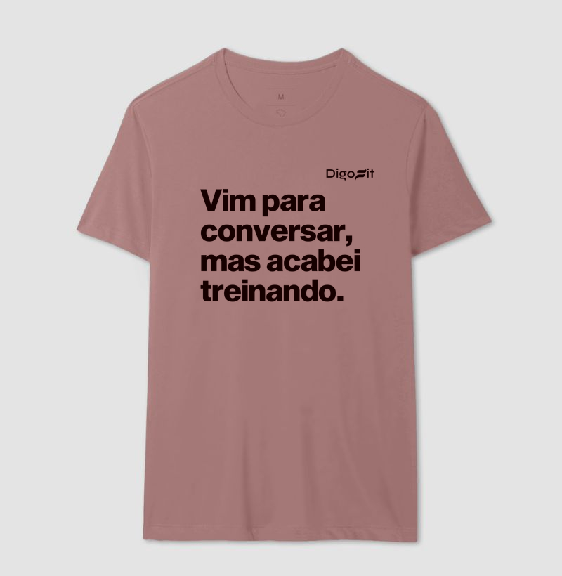 CAMISETA ACADEMIA VIM PARA CONVERSAR - Imagem 16