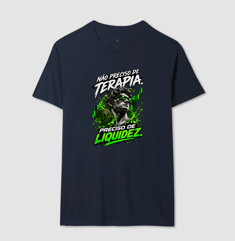 Camiseta Bitcoin Não Preciso de Terapia, Preciso de Liquidez - Imagem 8