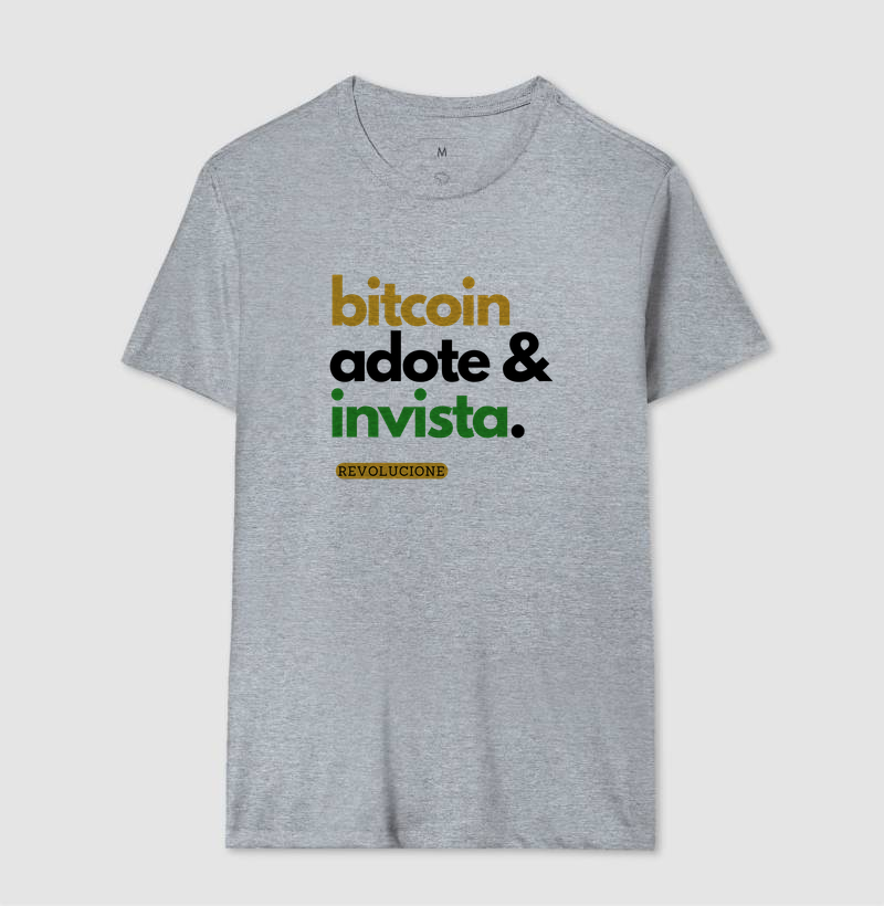 Camiseta Bitcoin Adote & Invista - Imagem 9