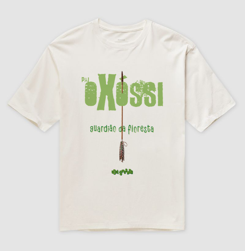 oversized OXÓSSI guardião da floresta unissex - Imagem 2