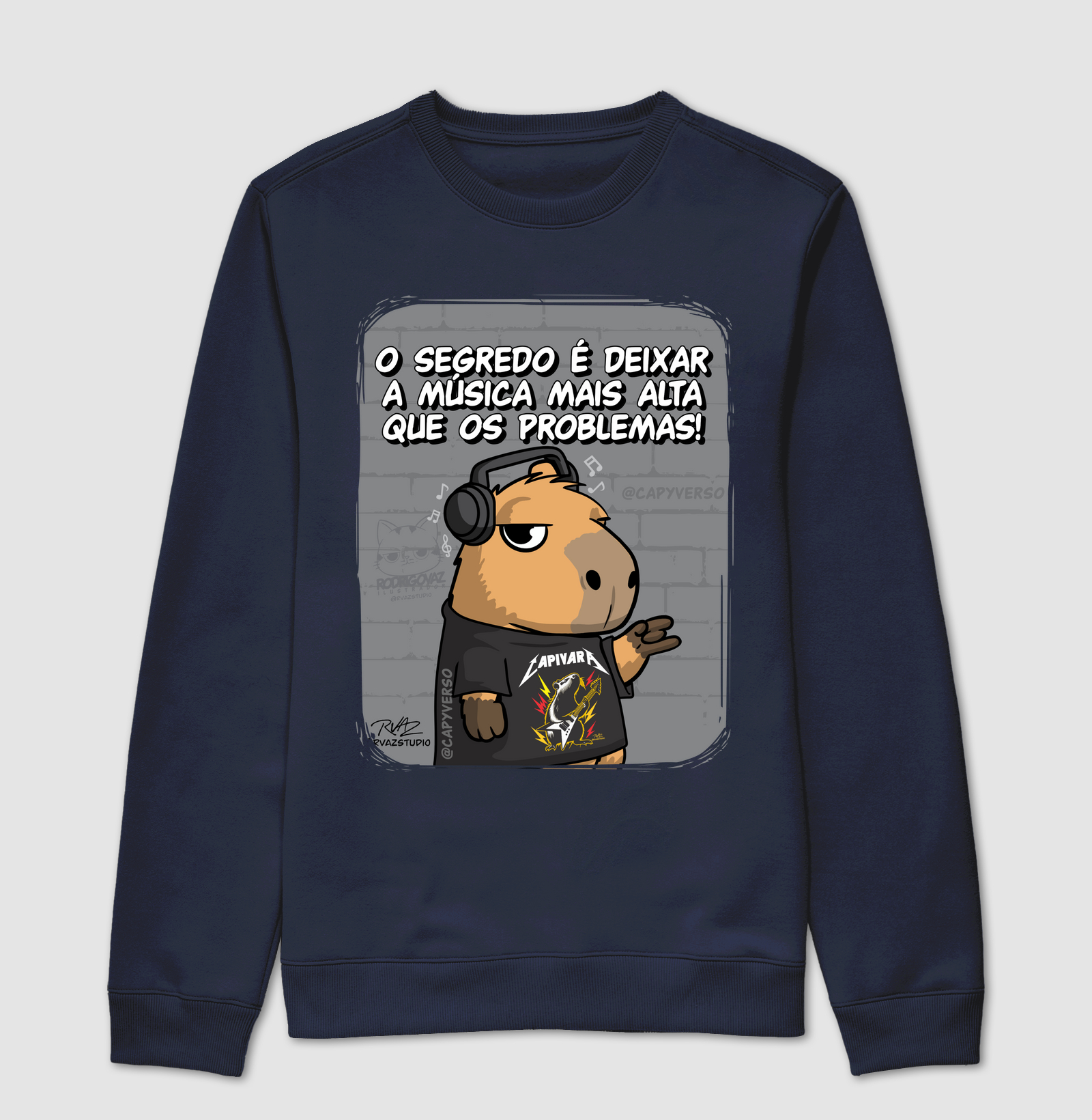 Camiseta Capivara Música - Imagem 5
