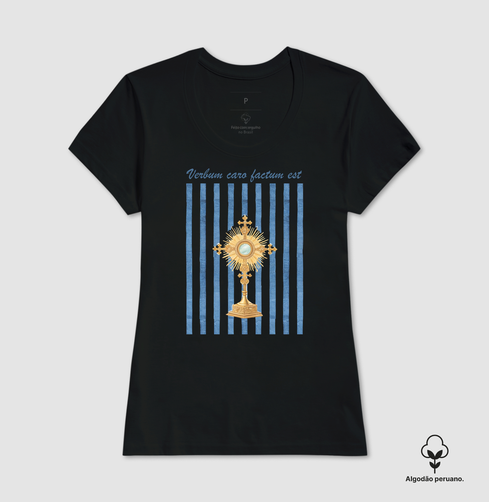 Camiseta Algodão Peruano O Verbo se Fez Carne - Imagem 4
