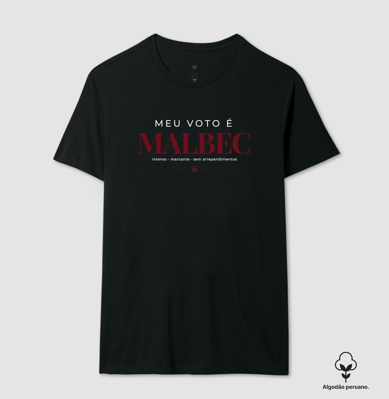 Camiseta “Meu Voto é Malbec” – Minimal Wine - Imagem 3