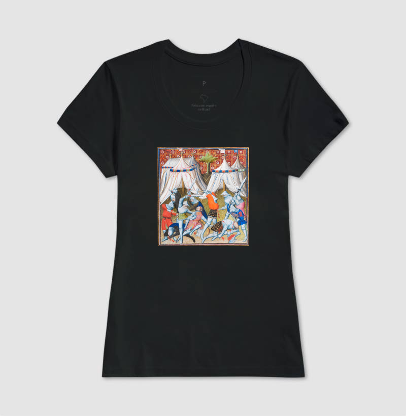 Camiseta A Noite das Lâminas – Conflito Medieval em Campo - Imagem 6