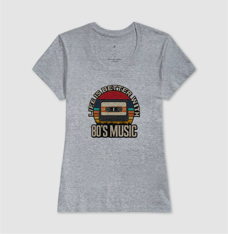 Camiseta Music 80 Retro - Imagem 9