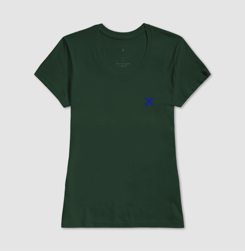 Camiseta Minimalista - avião azul escuro - Imagem 16