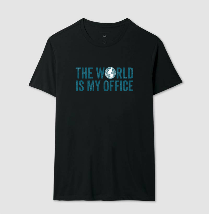 The World is my Office - letra colorida - Imagem 4