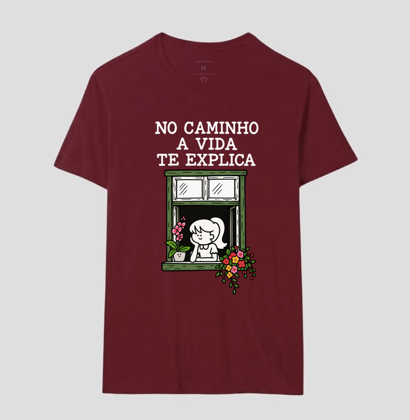Camiseta No Caminho a Vida Te Explica (estampa G) - Imagem 18