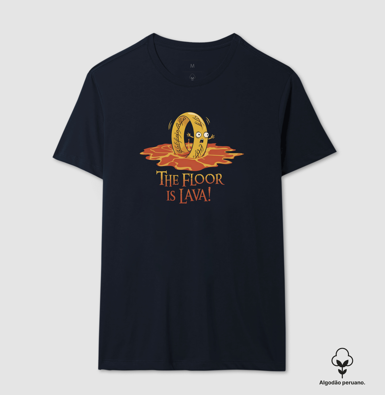 Camiseta Algodão Peruano The Floor Is Lava - Imagem 4
