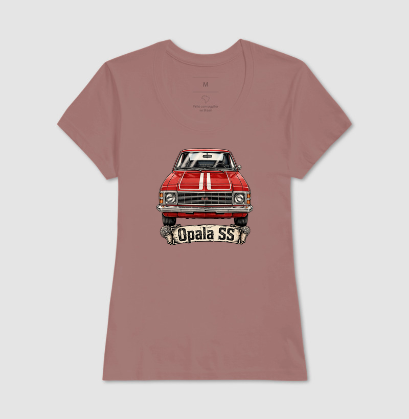 Opala SS - Vermelho com Faixas Brancas - Chevrolet Clássico Vintage - Imagem 15