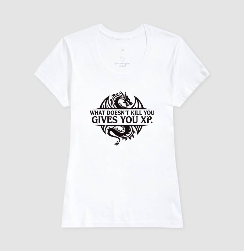 Camiseta o que não te mata, dá XP - Imagem 5