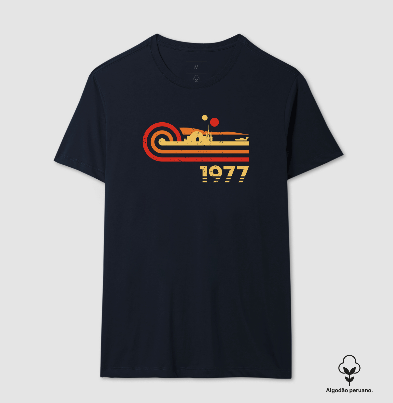 Camiseta  Retro Vintage Desert Planet 1977 - Imagem 4