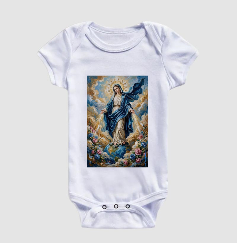 Nossa Senhora das Graças - Medalha Milagrosa Arte Sacra - Imagem 3