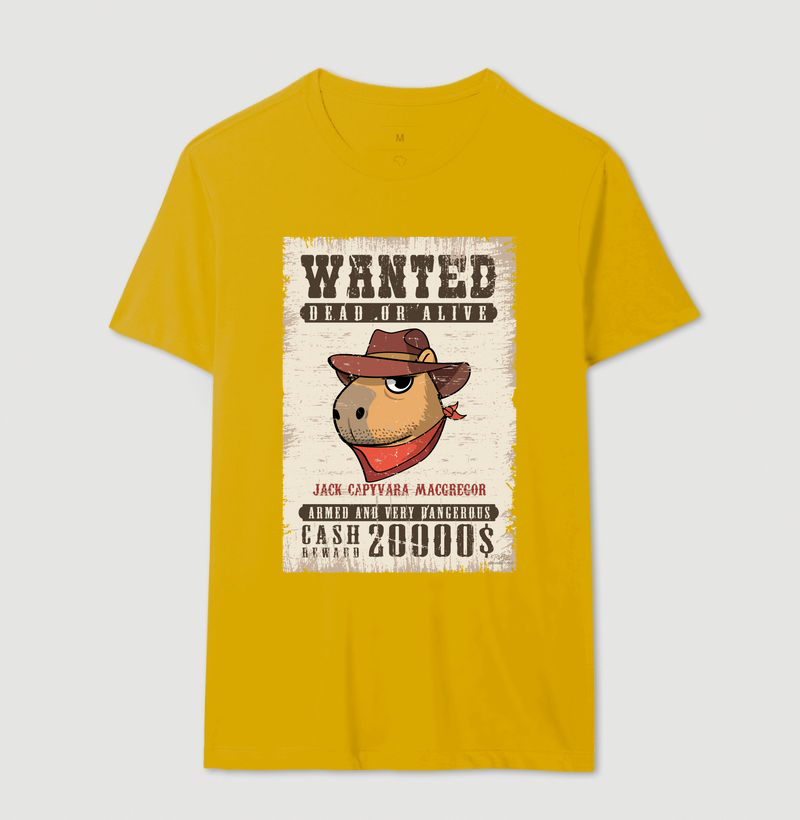 Camiseta Wanted Capivara - Imagem 14