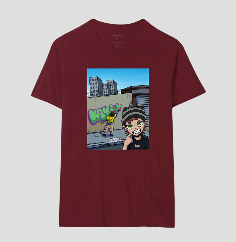 Camiseta Pega a Visão Kaki Regular Fit - Imagem 10
