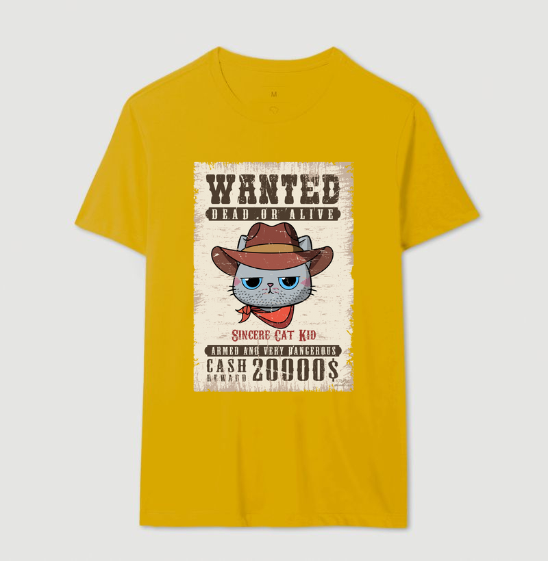 Camiseta Wanted Cat Kid - Imagem 14