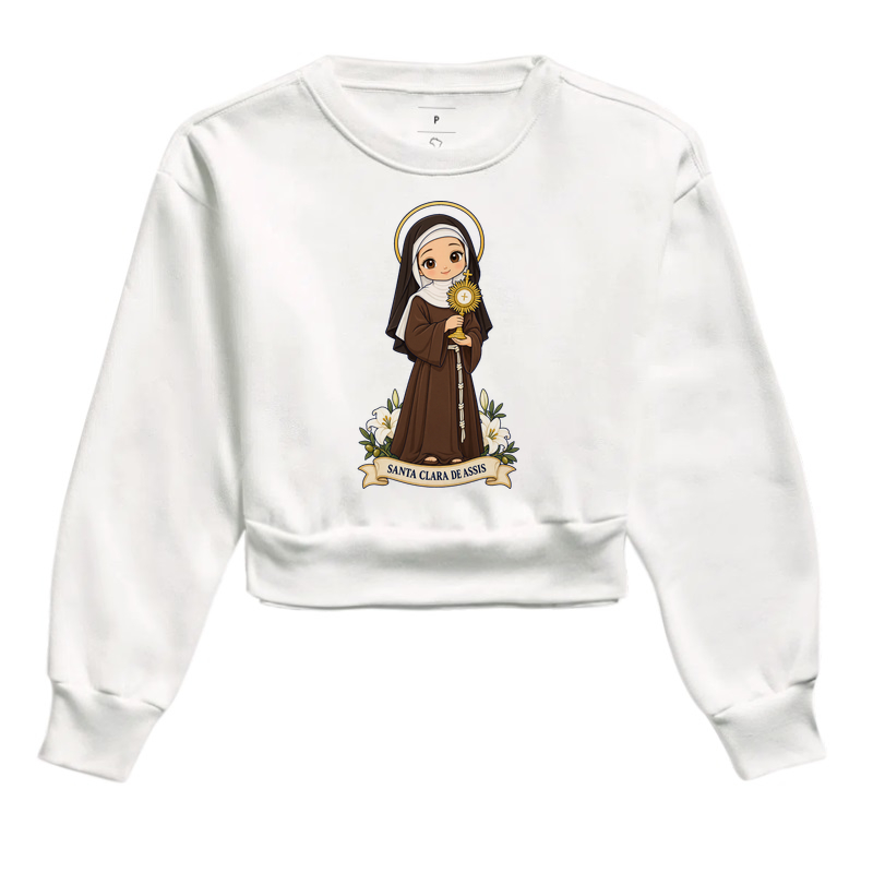 Santa Clara de Assis estilo chibi - Imagem 3