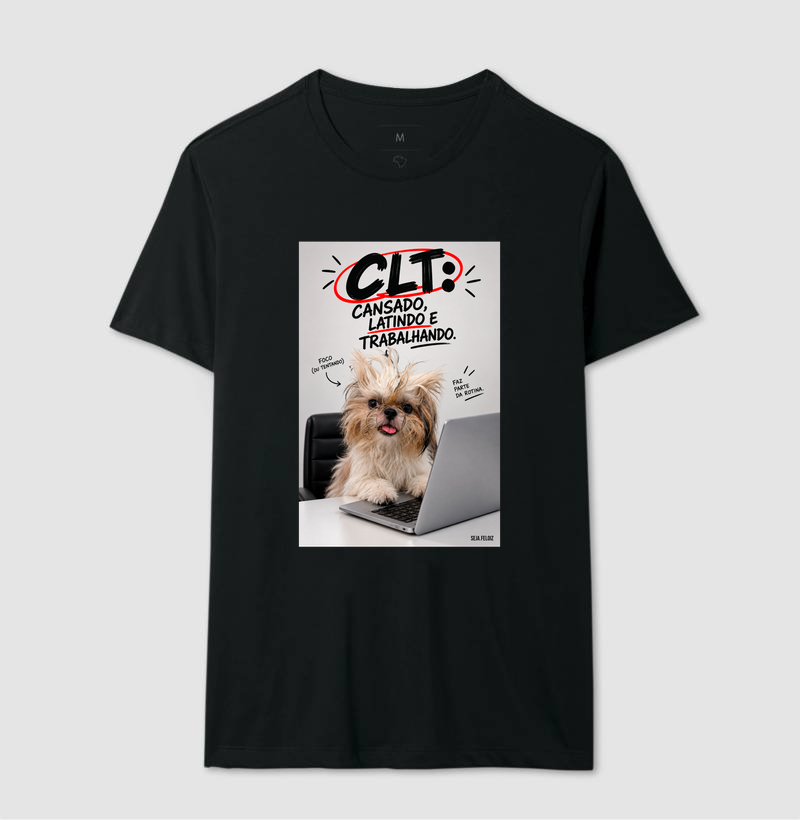 🐶💻 CLT — Cansado, Latindo e Trabalhando! 😂🐾 | Shih Tzu Edition - Imagem 2