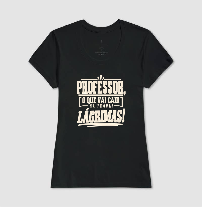 Camiseta Masculina Algodão O Que Vai Cair Na Prova - Imagem 3