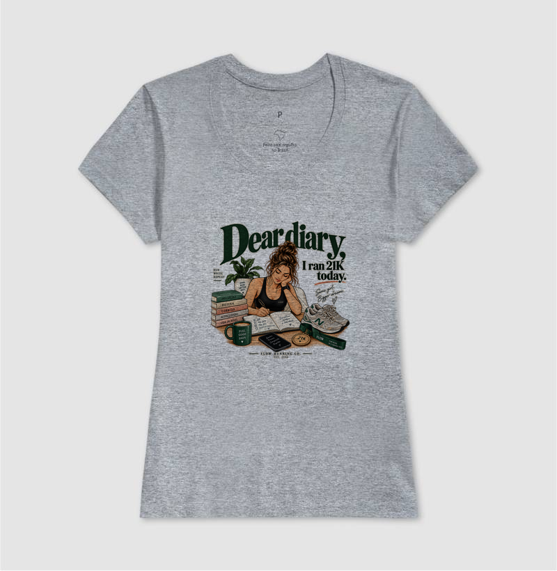 Camiseta Corrida - Dear Diary, I Ran 21k Today - Imagem 9