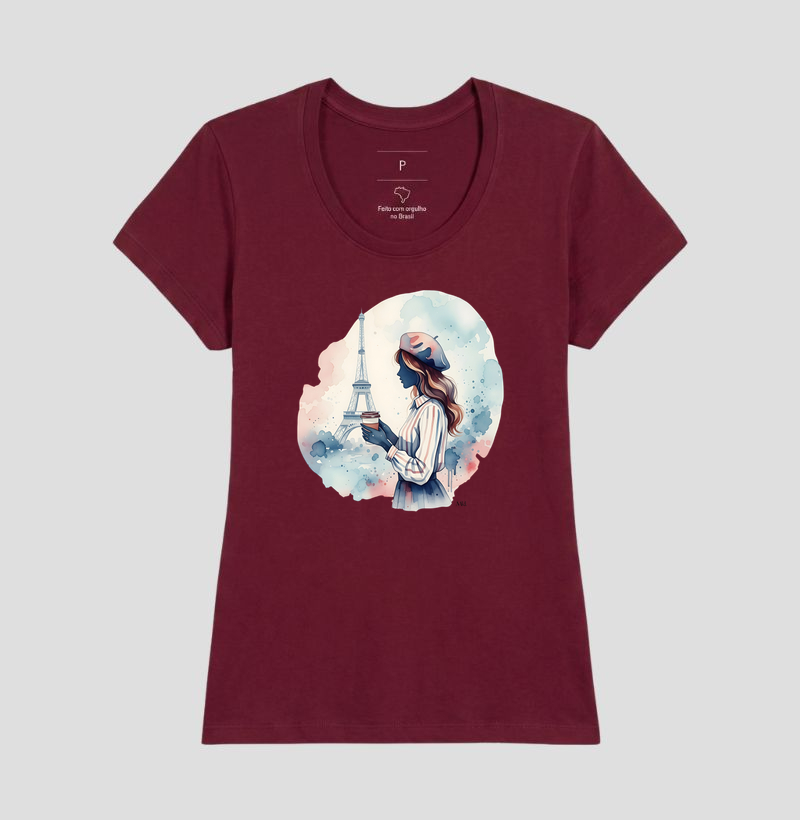 Camiseta Algodão Premium - Café Parisiense  - Imagem 14