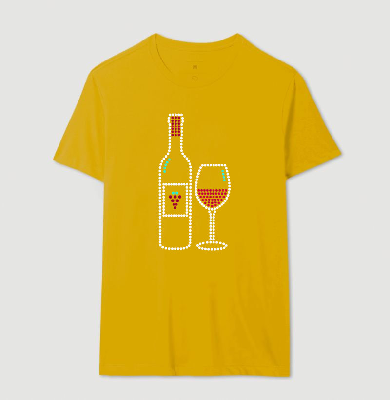 Vinho e Taça de Bolinhas - Imagem 10