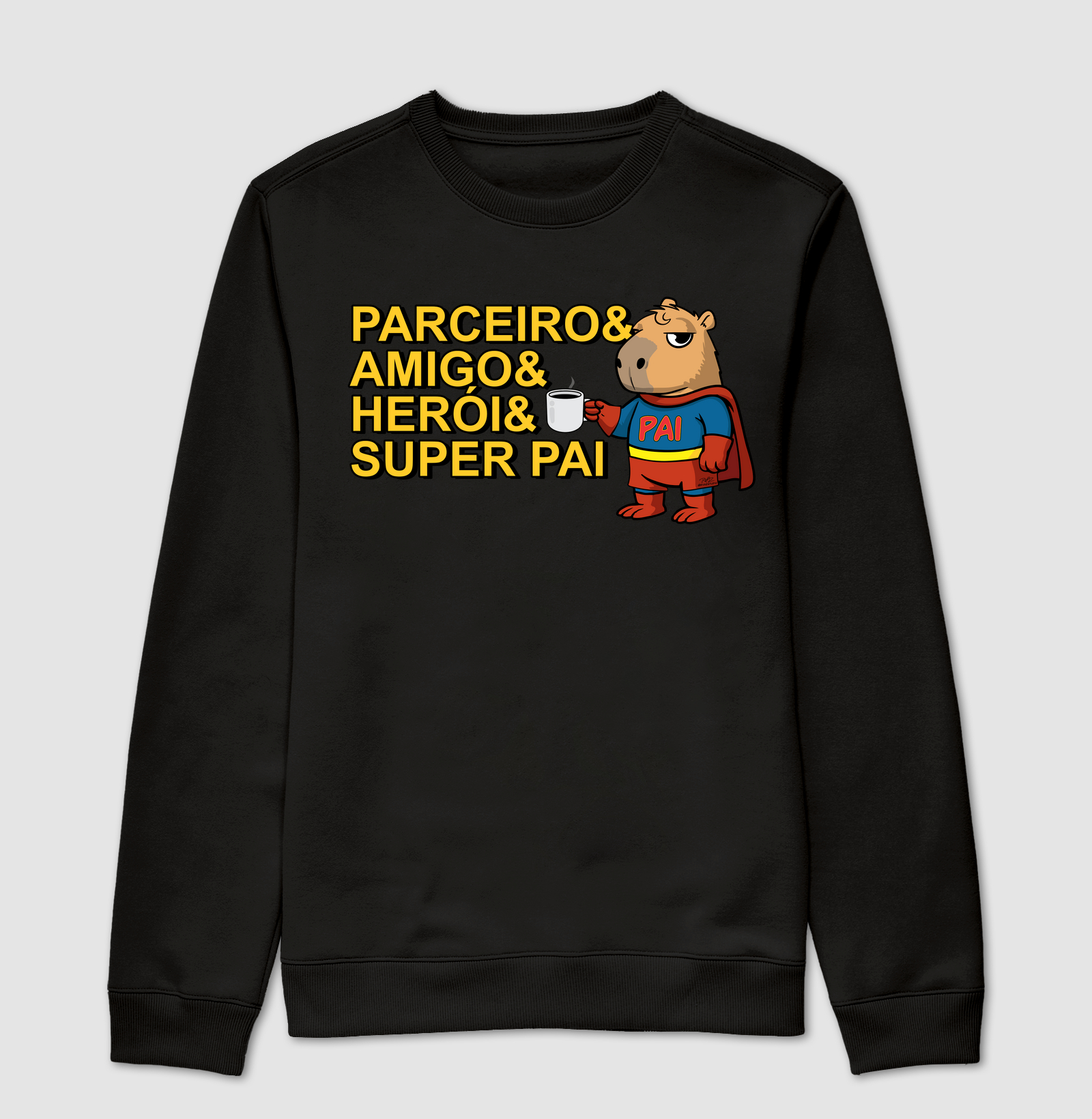Camiseta Capivara Pai Super - Imagem 4