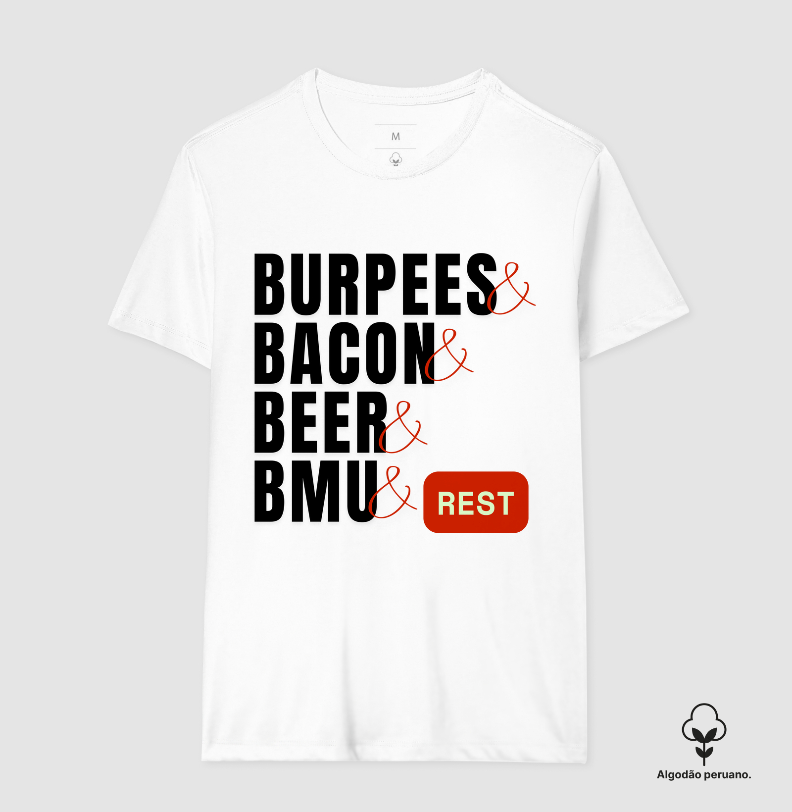 Burpees, Bacon, Beer, BMU - (Branca) - Imagem 2