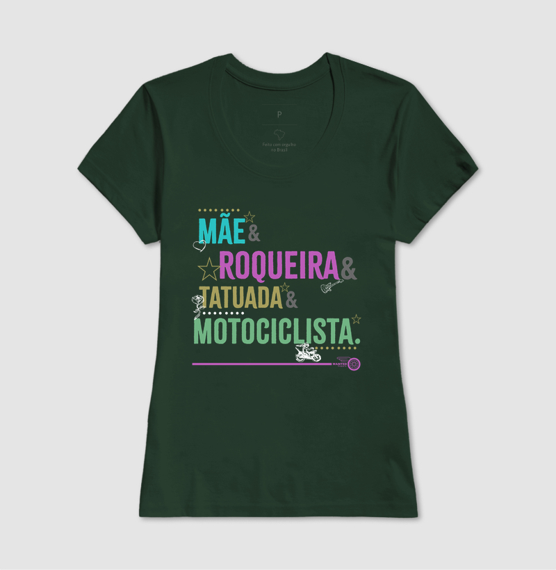Mãe, Roqueira, Tatuada, Motociclista - Color - Imagem 13