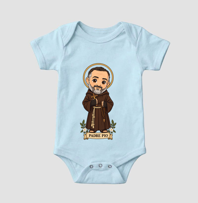 Padre Pio estilo chibi - Imagem 4