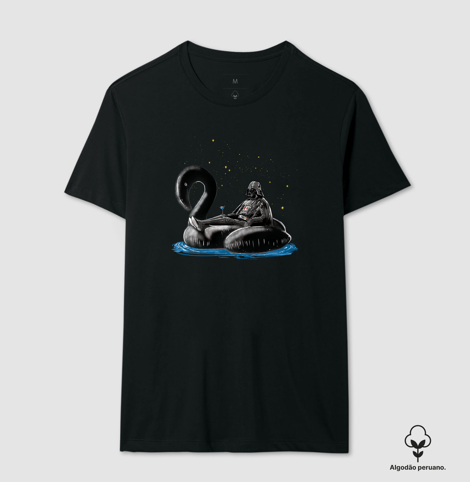 Camiseta Dark Side of The Swimming Pool 2 Algodão Peruano - Imagem 2