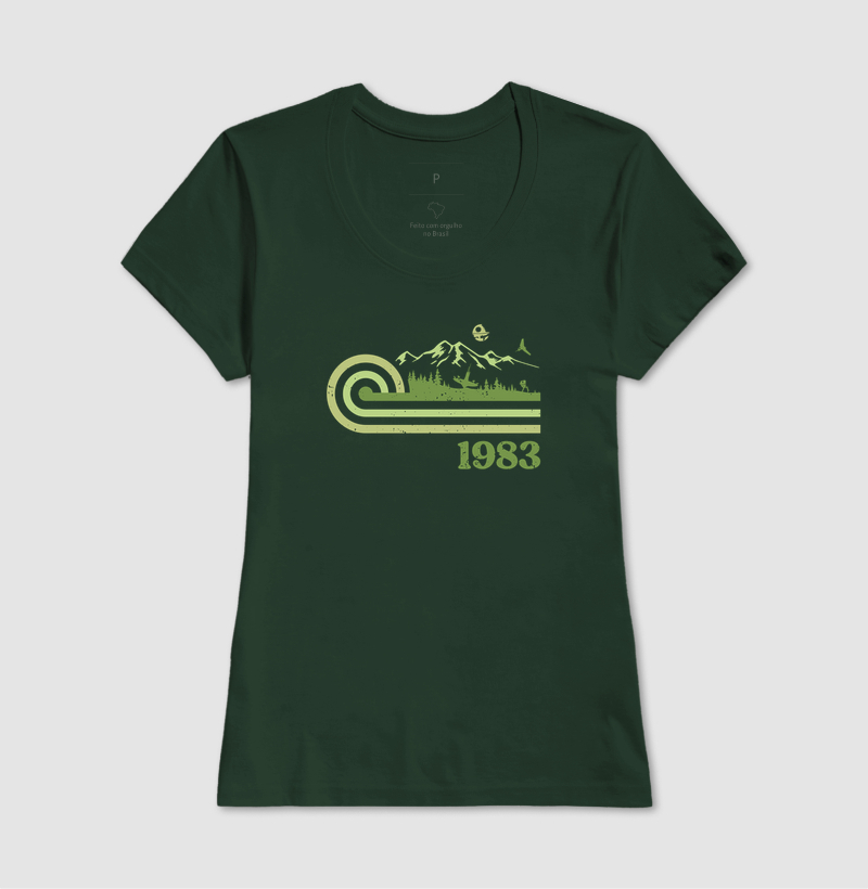 Camiseta Retro Vintage Forest Moon 1983 - Imagem 7