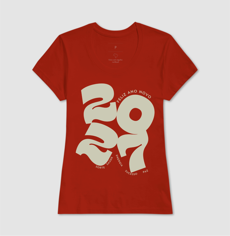 Camiseta 2027 Boas Energias – Feliz Ano Novo - Imagem 11