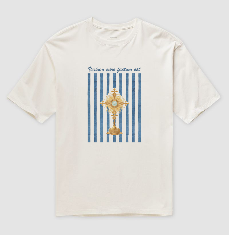 Camiseta Oversized O Verbo se Fez Carne - Imagem 4