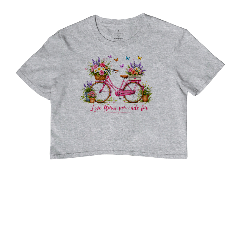 Camiseta Leve flores por onde for - Imagem 6