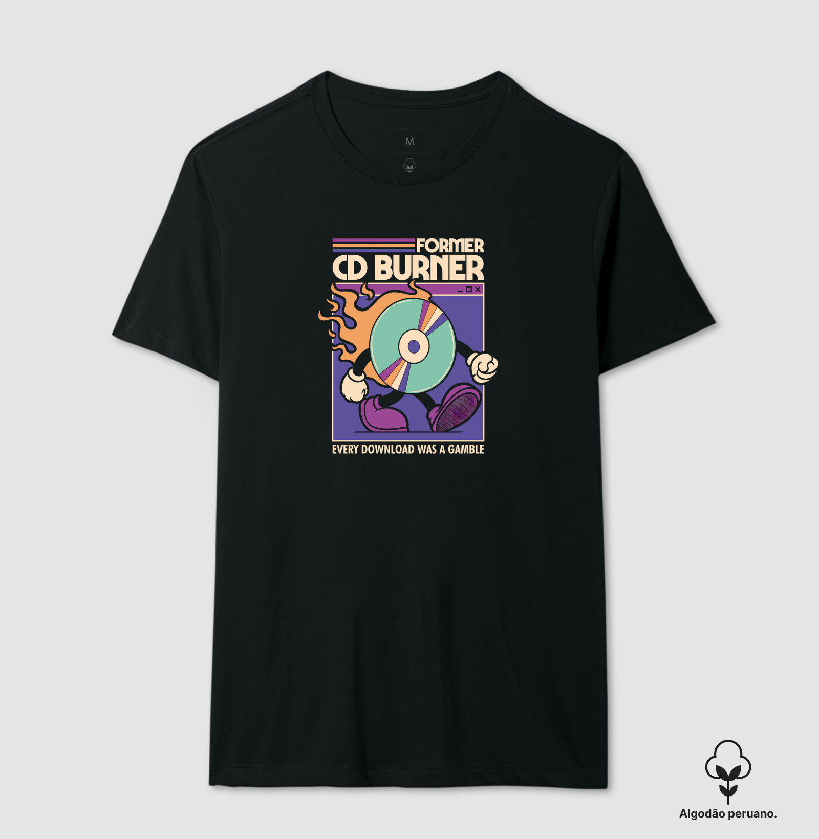 Camiseta Algodão Peruano Former CD Burner - Imagem 2