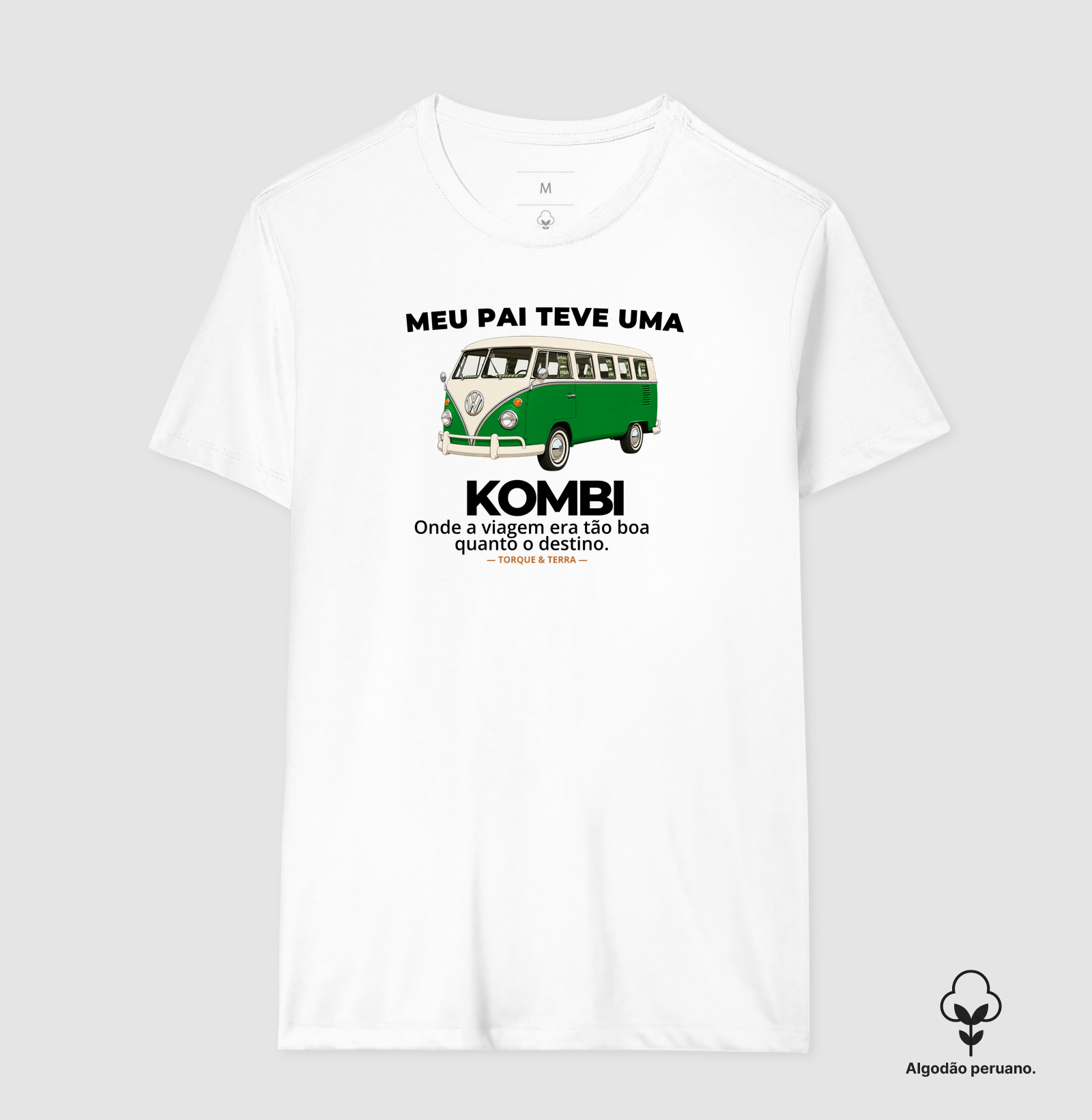 Meu pai teve uma - KOMBI - verde com off-white - Imagem 5