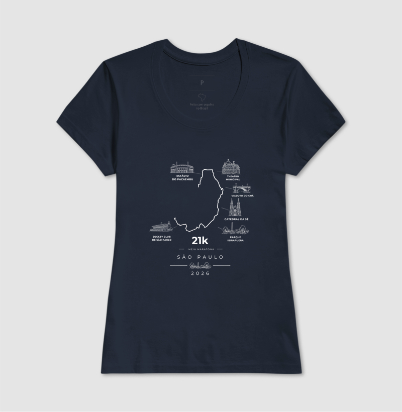 Camiseta Meia Maratona - 21 K Por São Paulo 2026 - Imagem 7