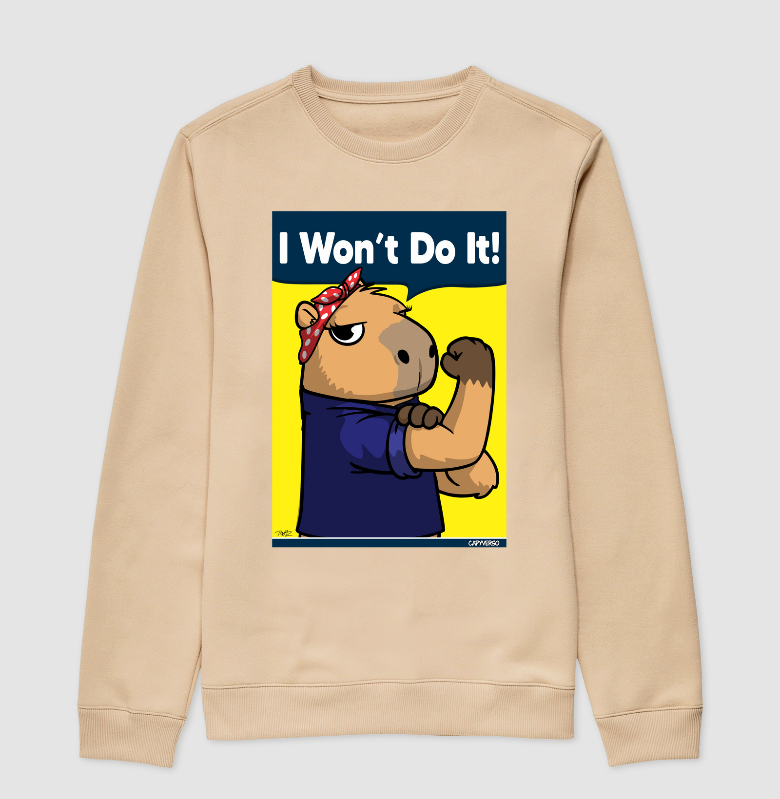 Camiseta Capivara I won’t do it! - Imagem 3