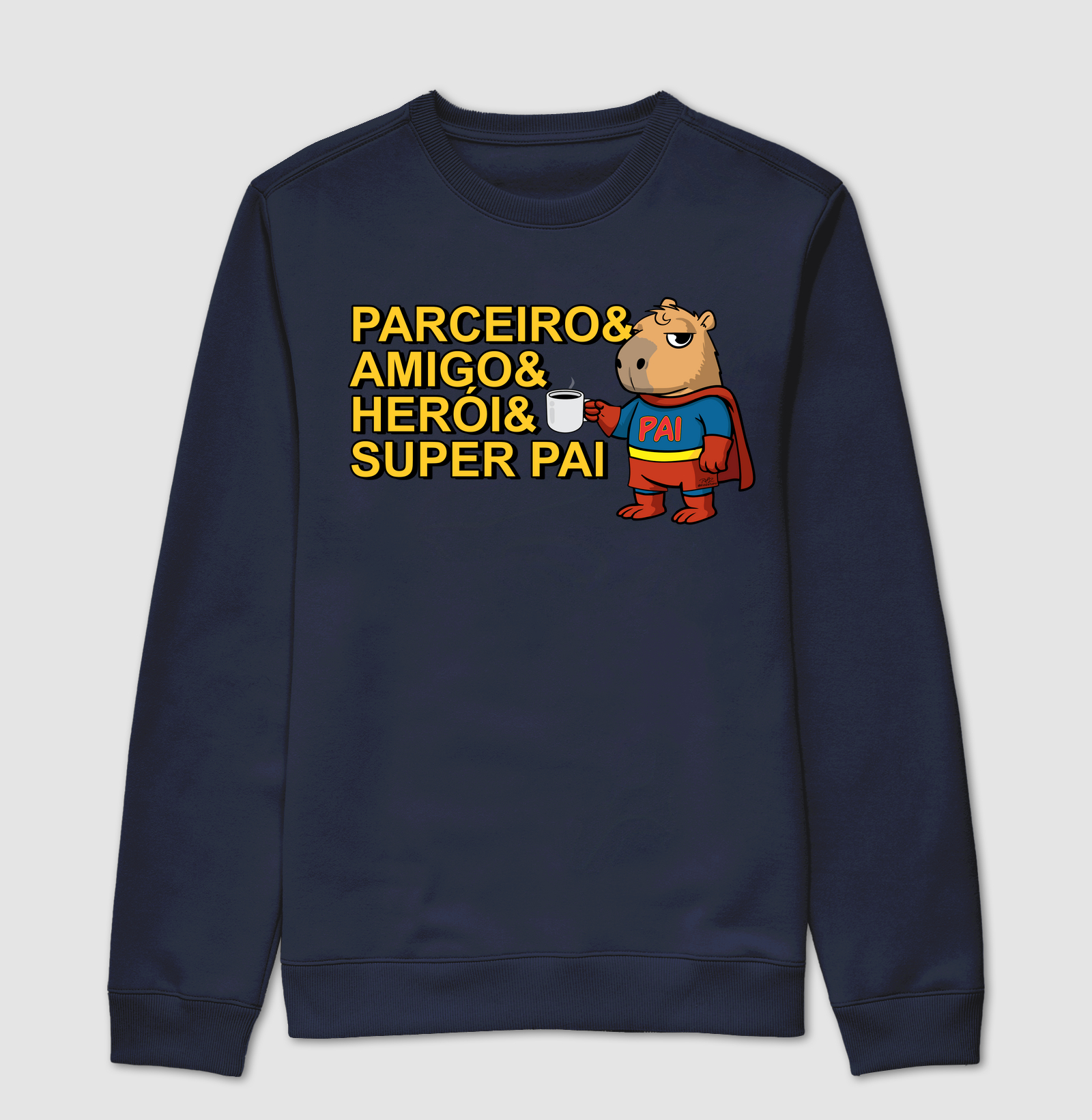 Camiseta Capivara Pai Super - Imagem 5