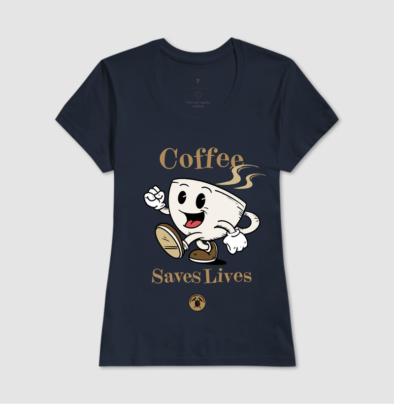 Camisa Café Coffee saves lives  - Imagem 7
